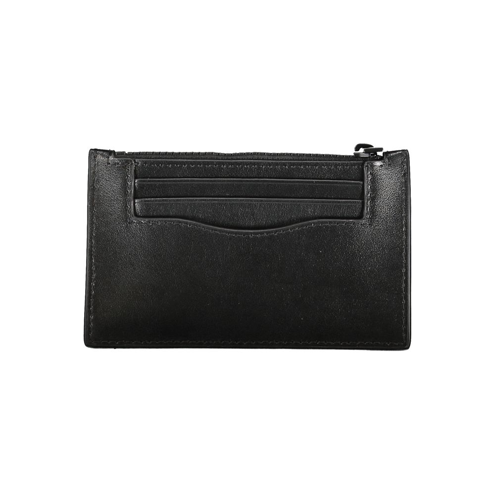 Calvin Klein svart skinn lommebok for menn