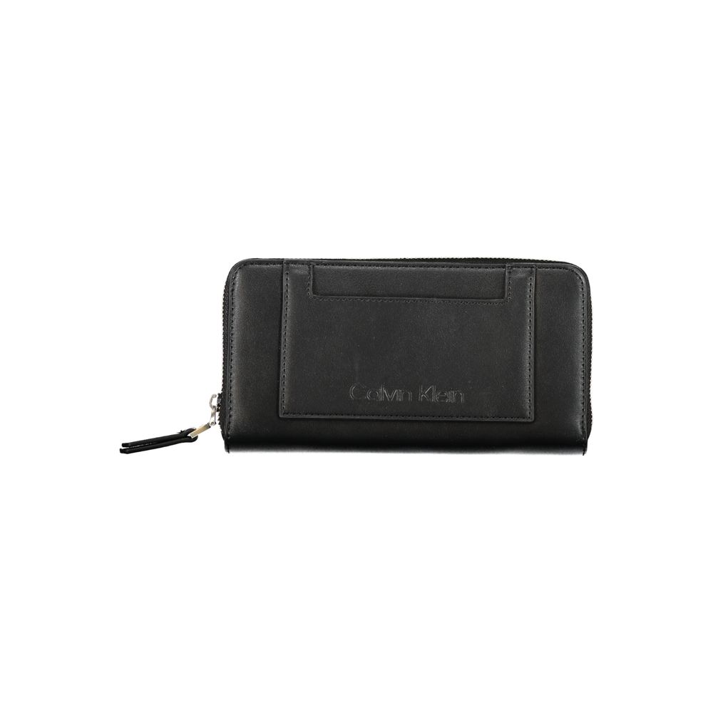 Calvin Klein Svart Polyester Dame Lommebok