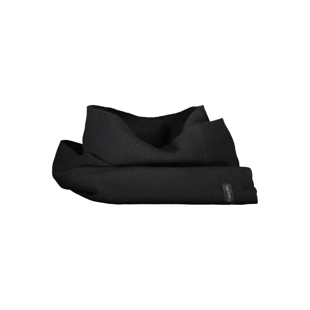 Calvin Klein svart bomullsskjerf til dame