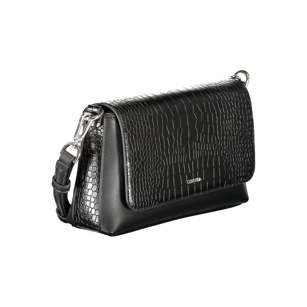 Calvin Klein Black Polyurethane Women Handbag