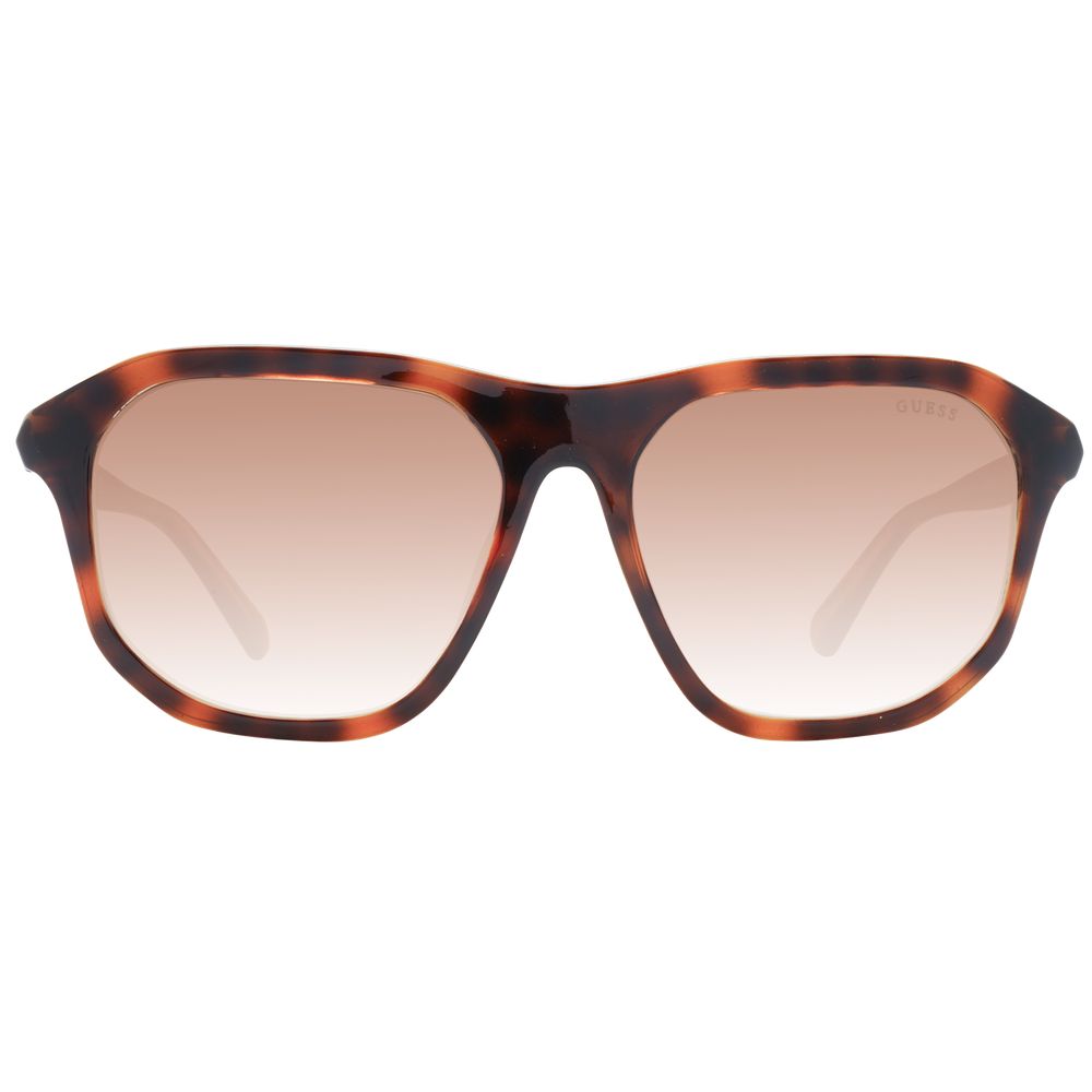 Gafas de sol de plástico Guess marrones