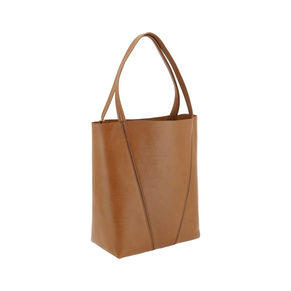 Chloé Brown Calf Leather Bos Taurus Skulderveske