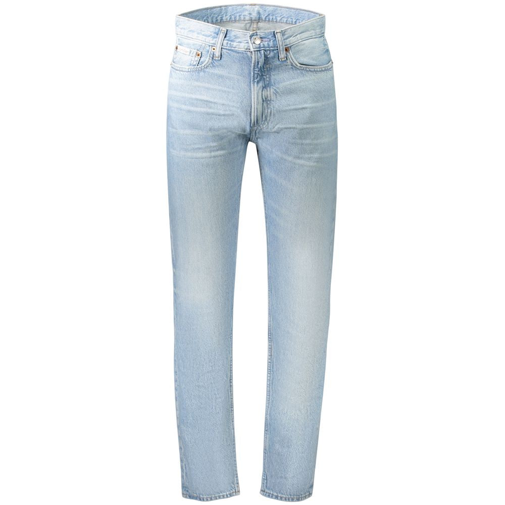Calvin Klein Azzurro Cotton Herrejeans