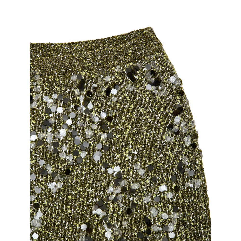 Gucci Green Viscose Mini Skirt