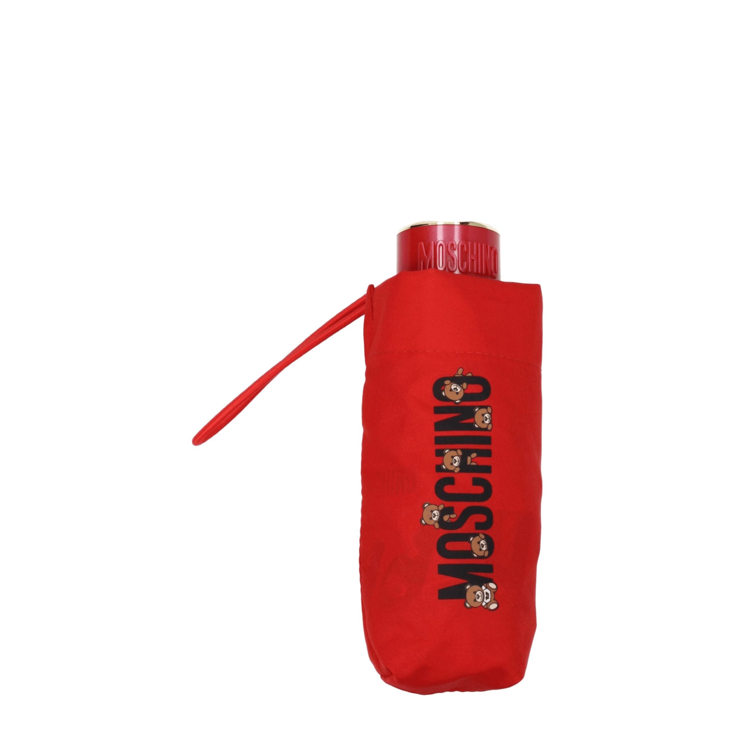 Paraguas de poliéster rojo