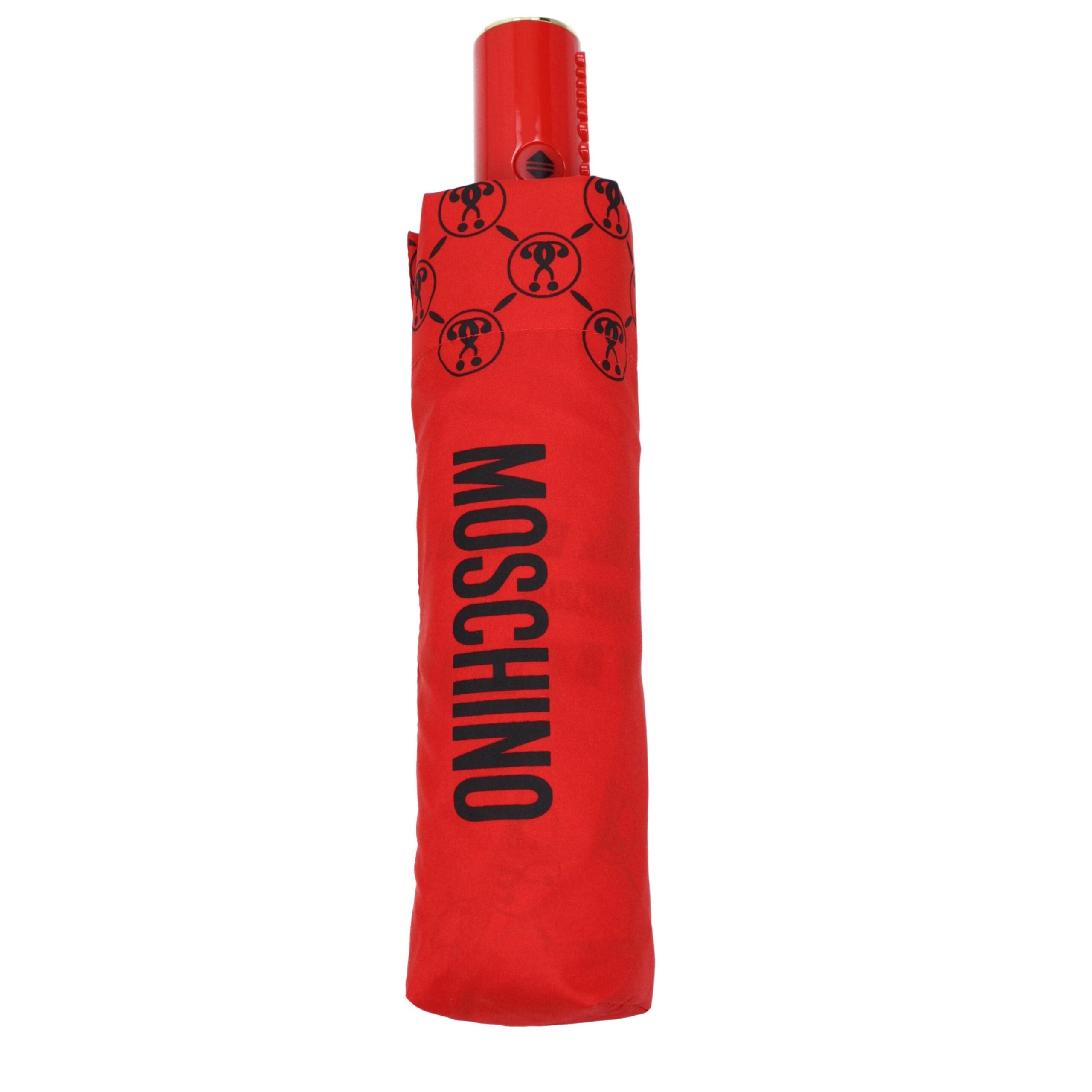 Paraguas de poliéster rojo