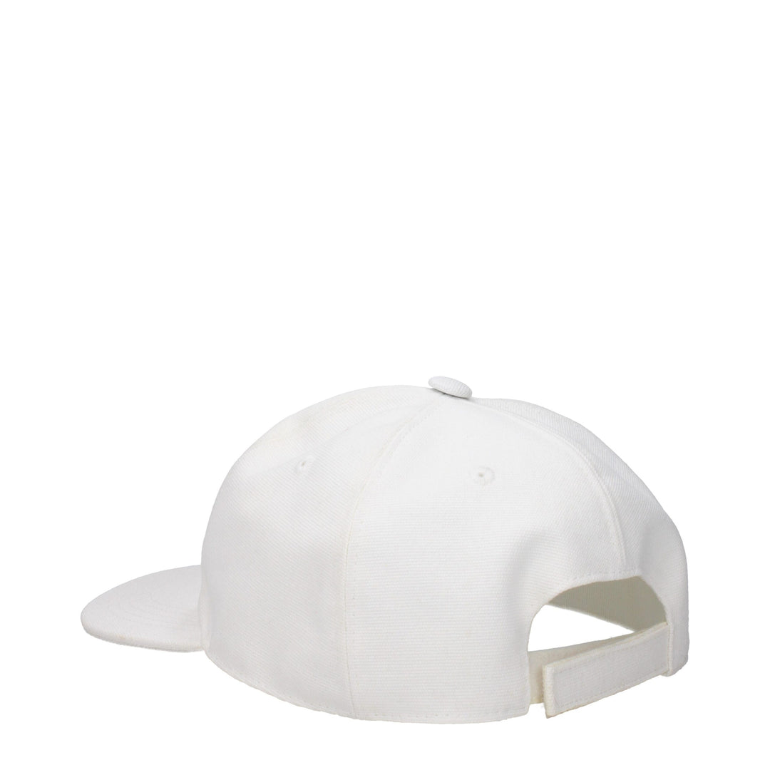 Stella McCartney hvit bomullshette (baseballue)
