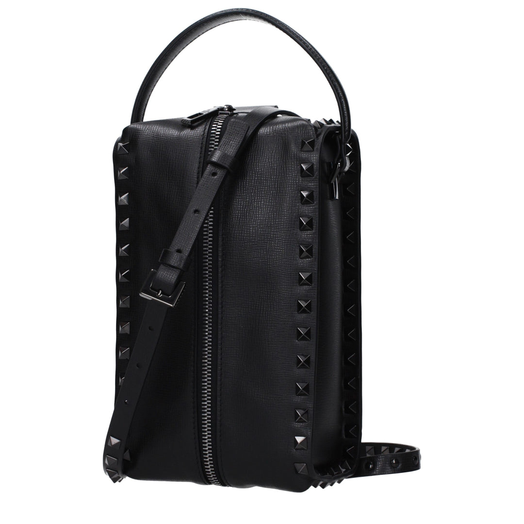 Valentino Garavani Svart Skinnclutch