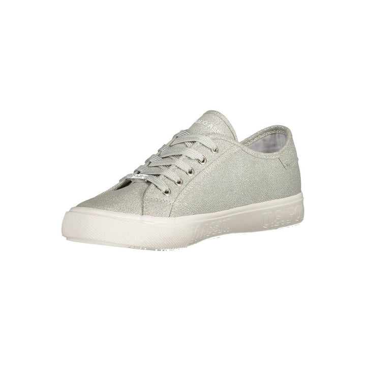 U.S. POLO ASSN. Argento Polyester Damesneaker