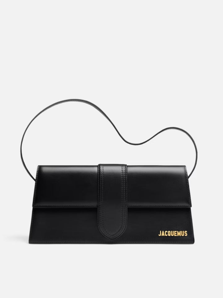 Jacquemus Le Bambino Long-veske i svart skinn