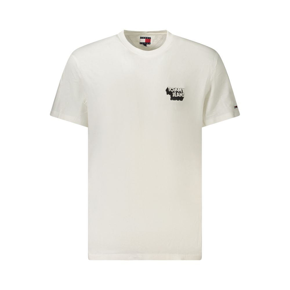 Tommy Hilfiger Bianco T-skjorte i bomull for menn