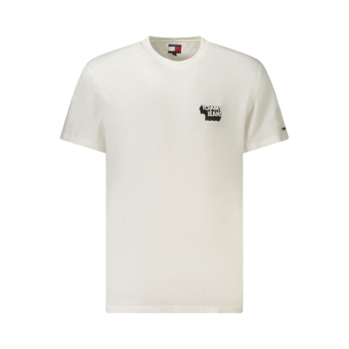 Tommy Hilfiger Bianco T-skjorte i bomull for menn