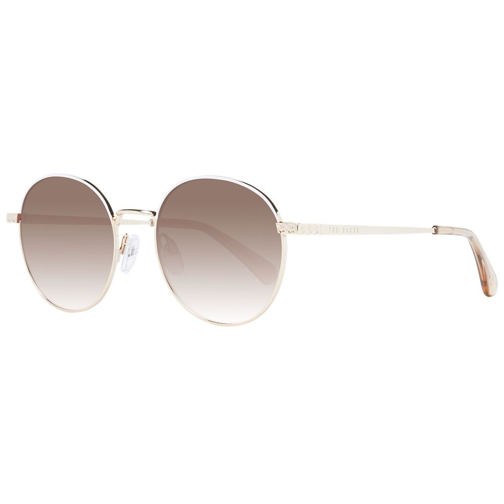 Gafas de sol con montura dorada