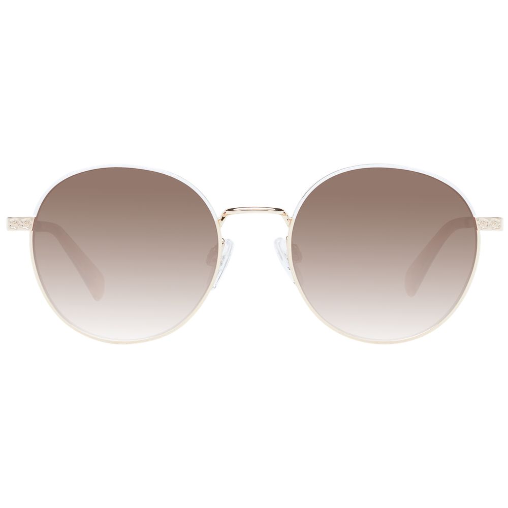 Gafas de sol con montura dorada