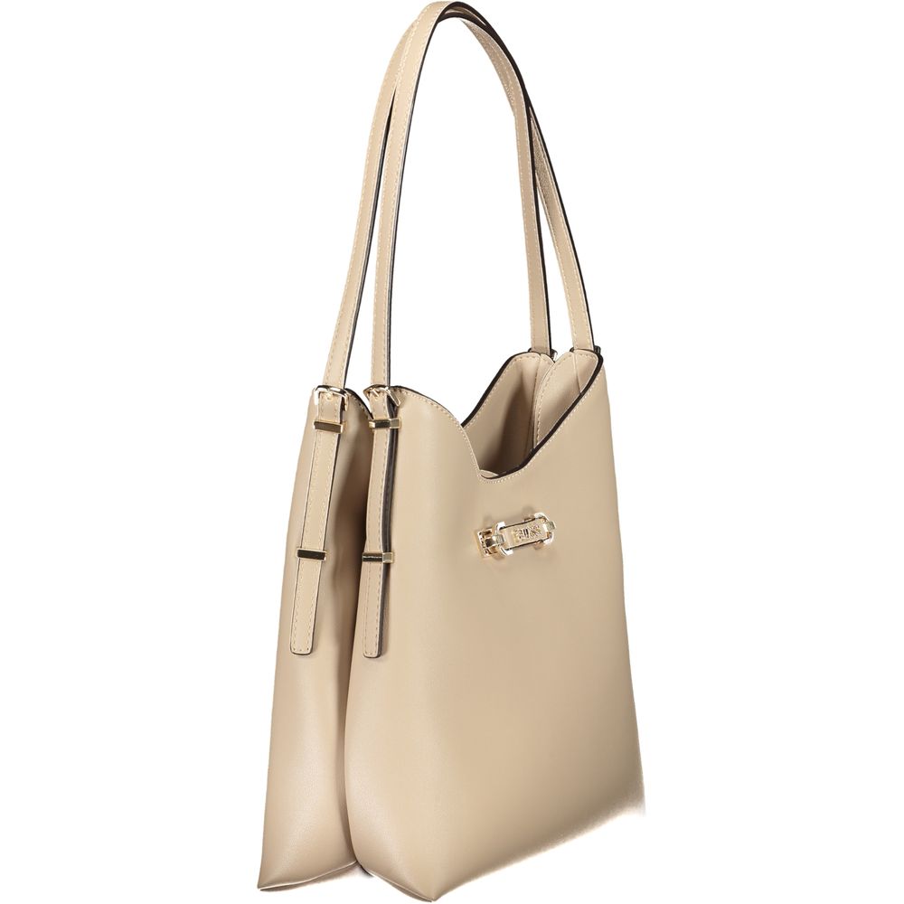 Guess Jeans Beige Poliuretan Dame Håndveske