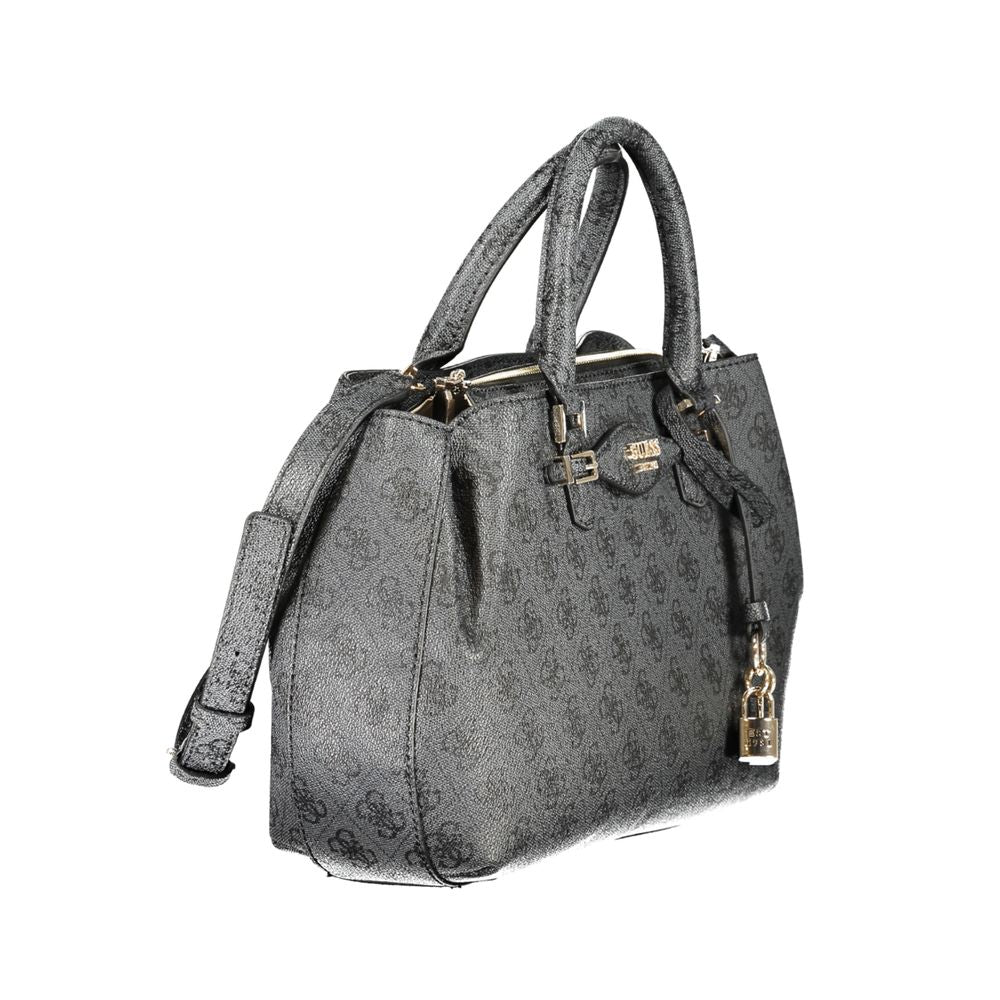 Guess Jeans Black Polyethylene Handbag