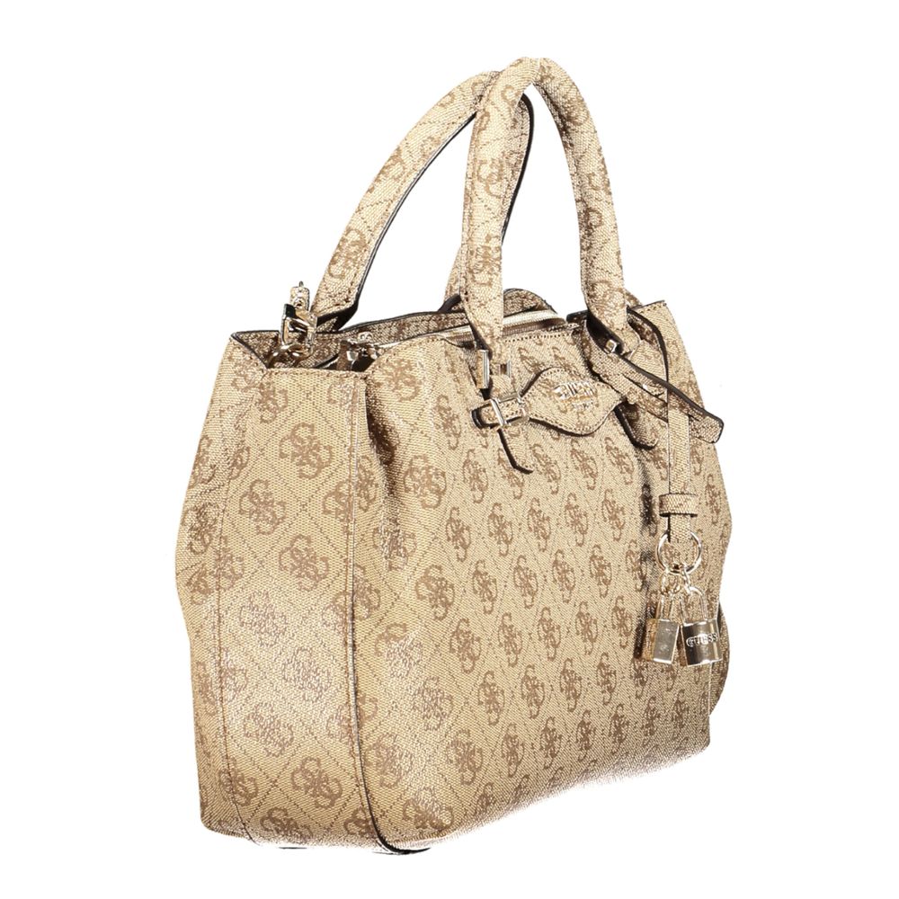 Guess Jeans Beige Håndveske i Polyuretan for Dame