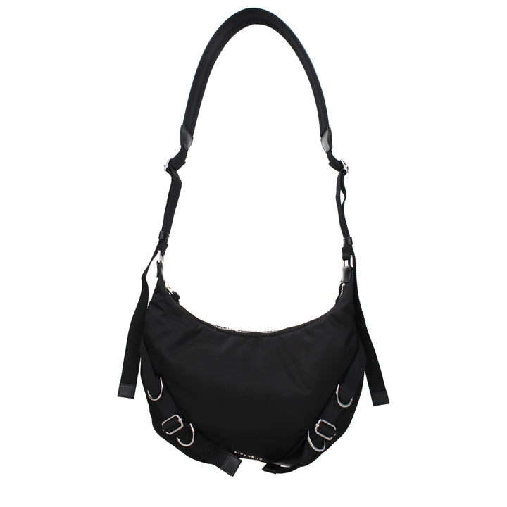 Givenchy svart nylon crossbody-veske