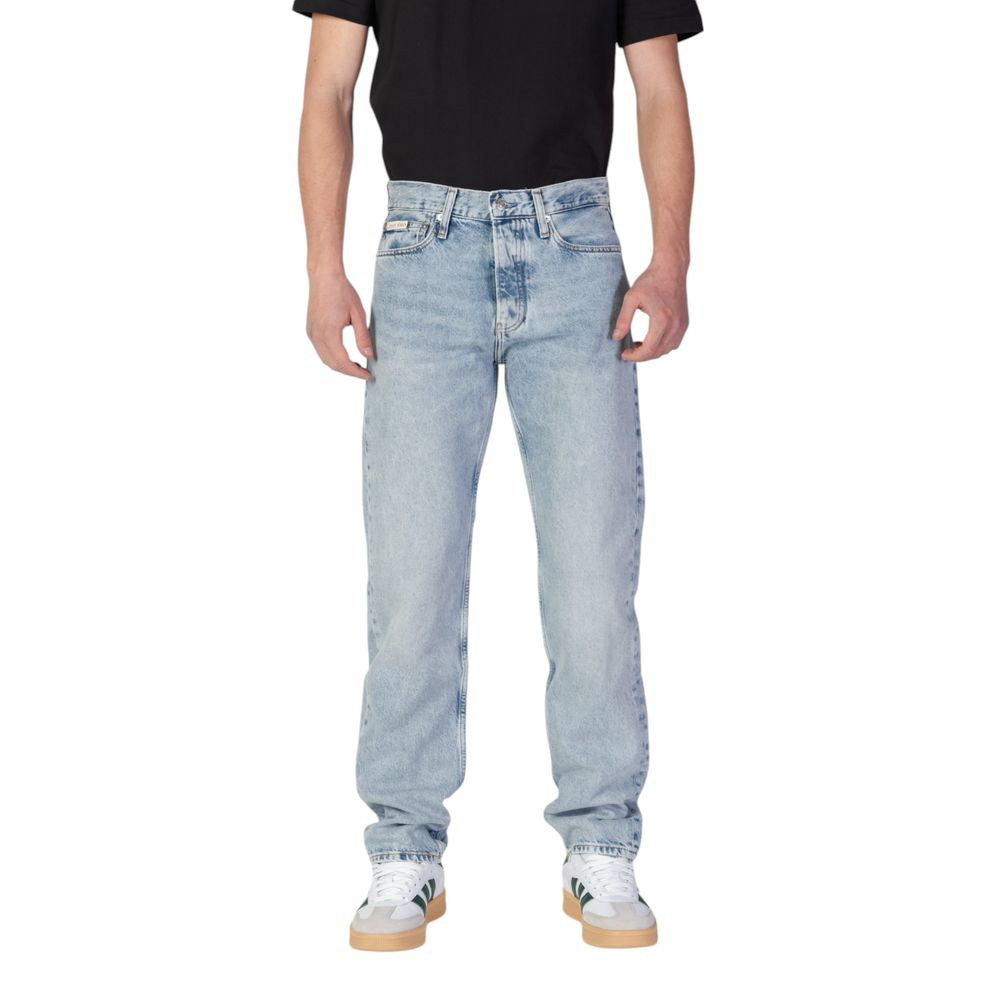 Light Blue Organic Cotton Relaxed Fit Jeans
