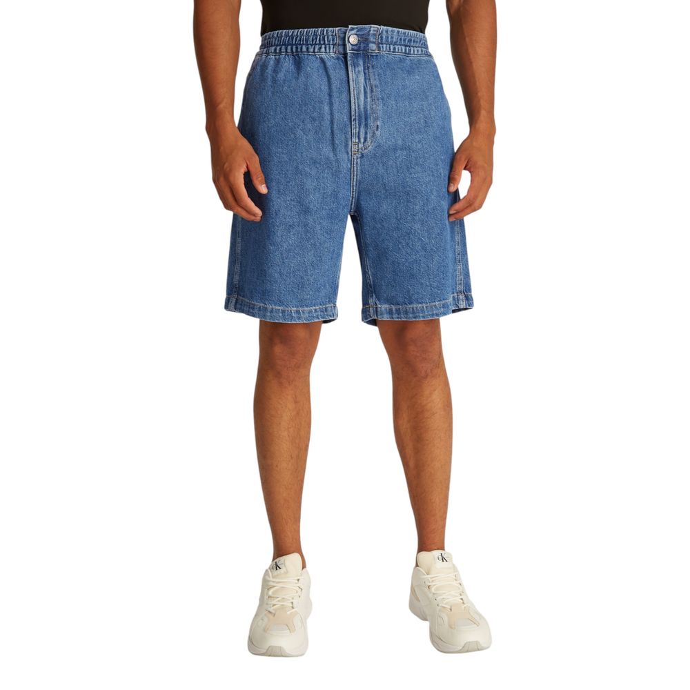 Calvin Klein Jeans Blå bomull Bermudashorts