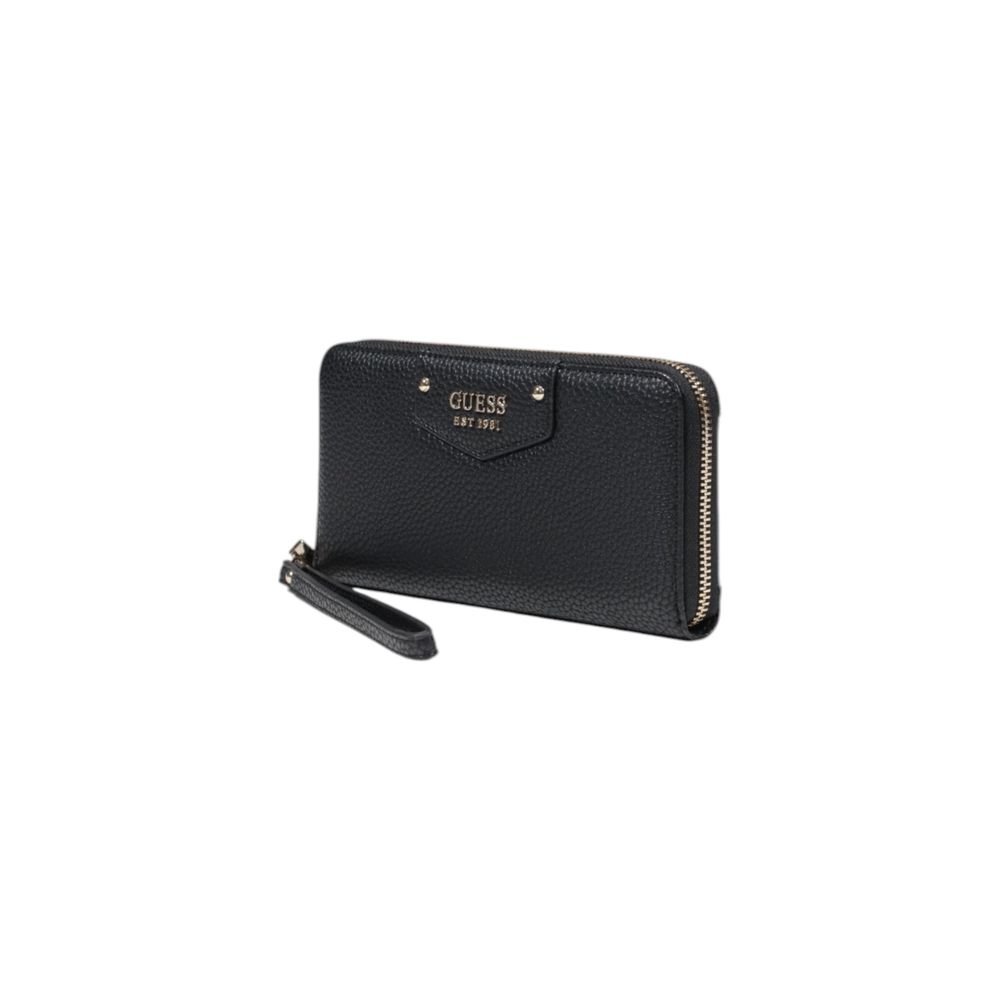 Billetera de Polietileno Negra Guess