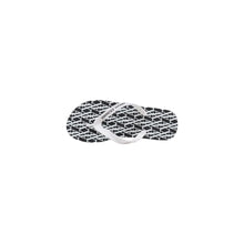 Armani Exchange Black And White Rubber Flip-Flop Sandals