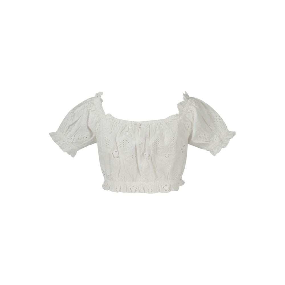Guess Jeans Bianco Cotton Women Shirt