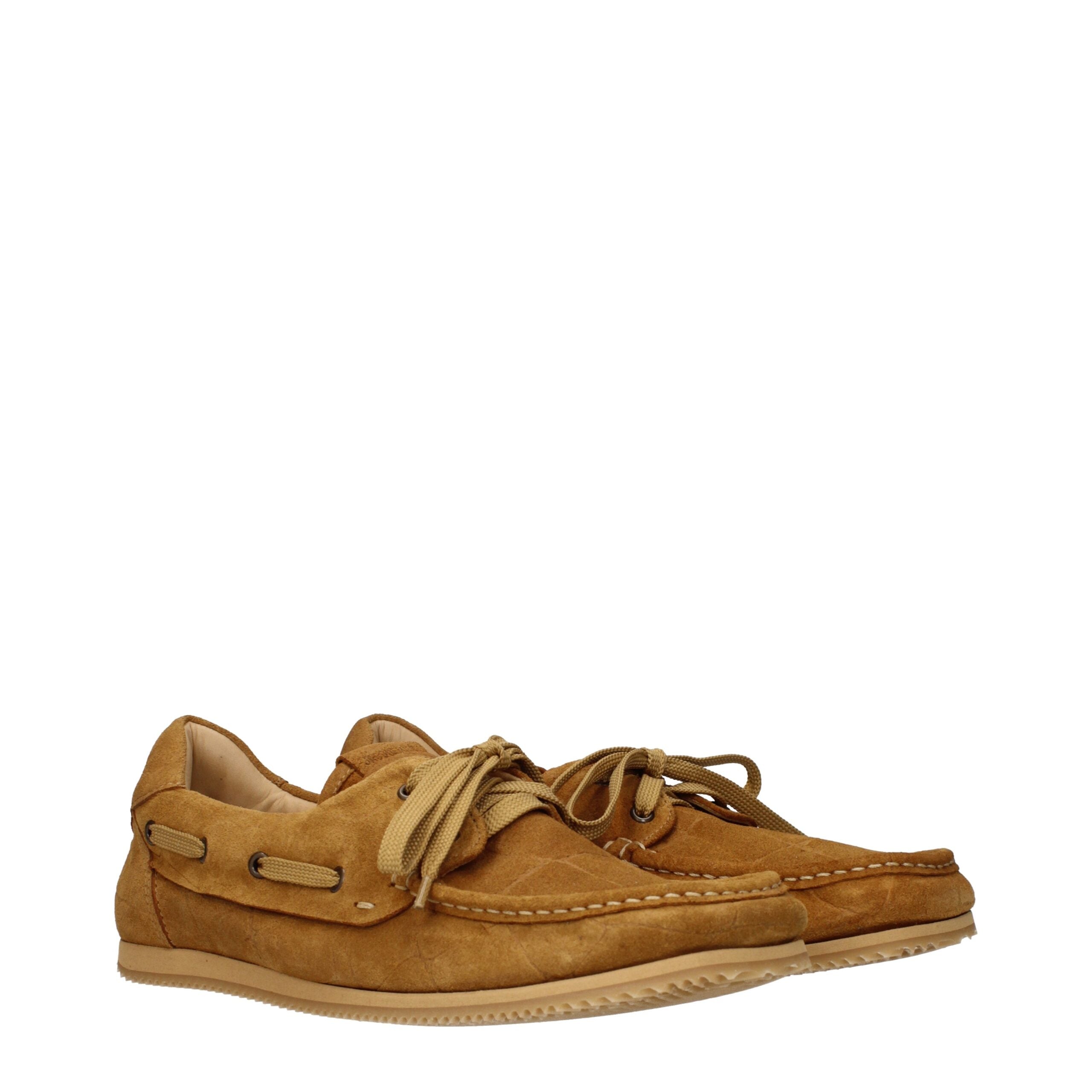 Jacquemus brune slip-on-loafers i skinn