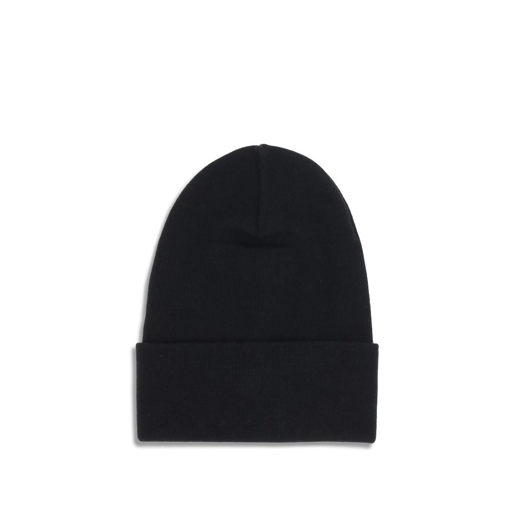 Moncler Grenoble lue i svart fleecet ull