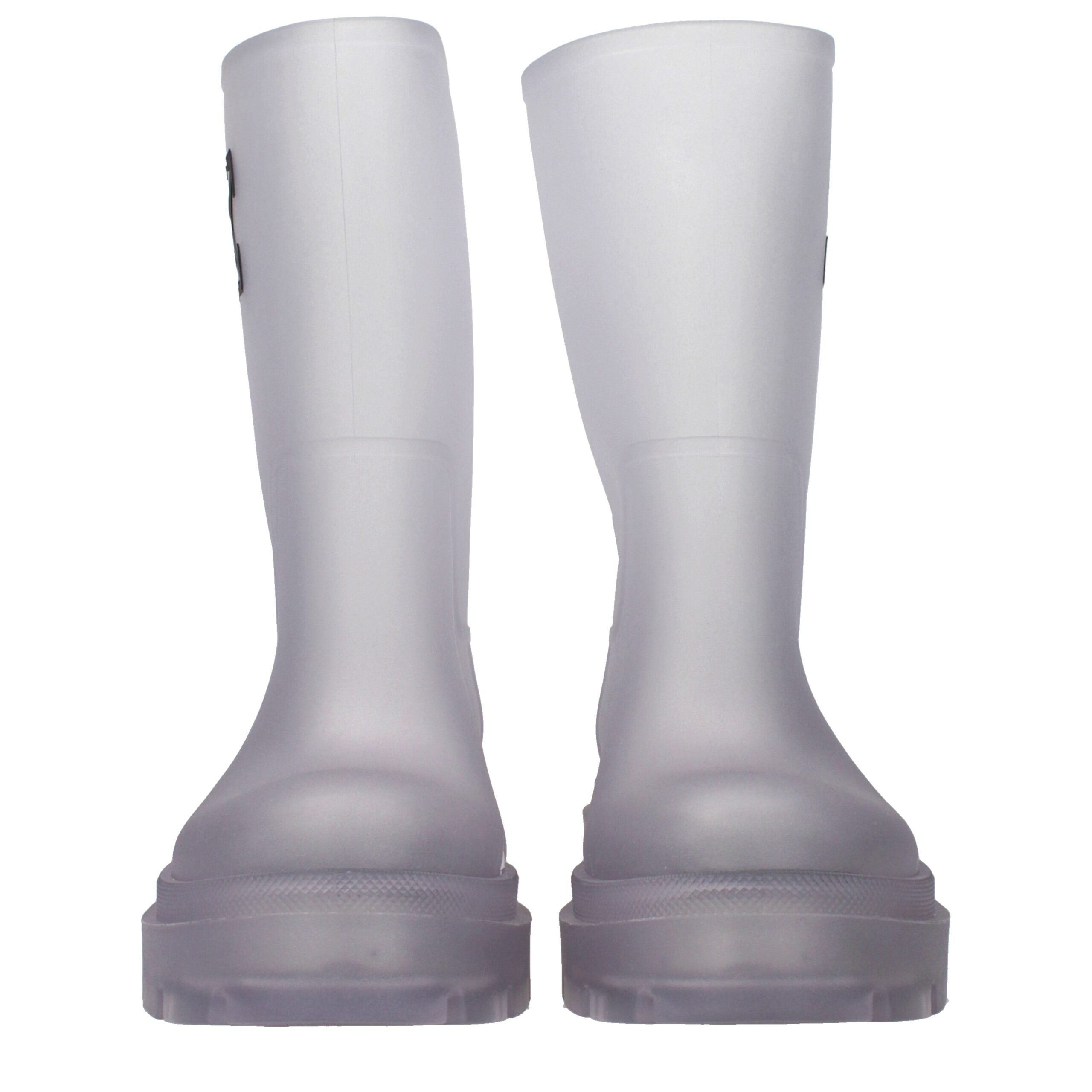 Off-White Transparent Pvc Ankle Boots