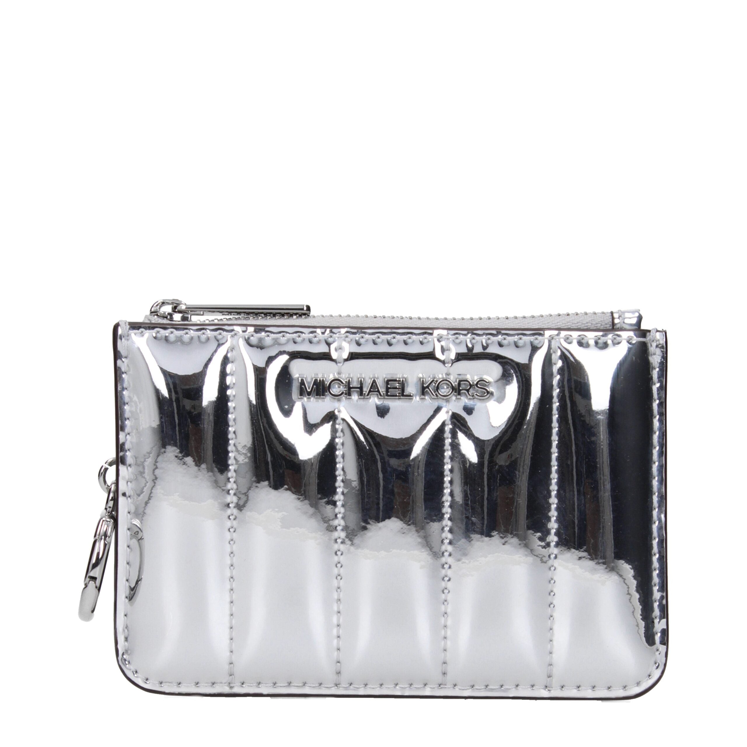 Cartera Michael Kors de cuero gris