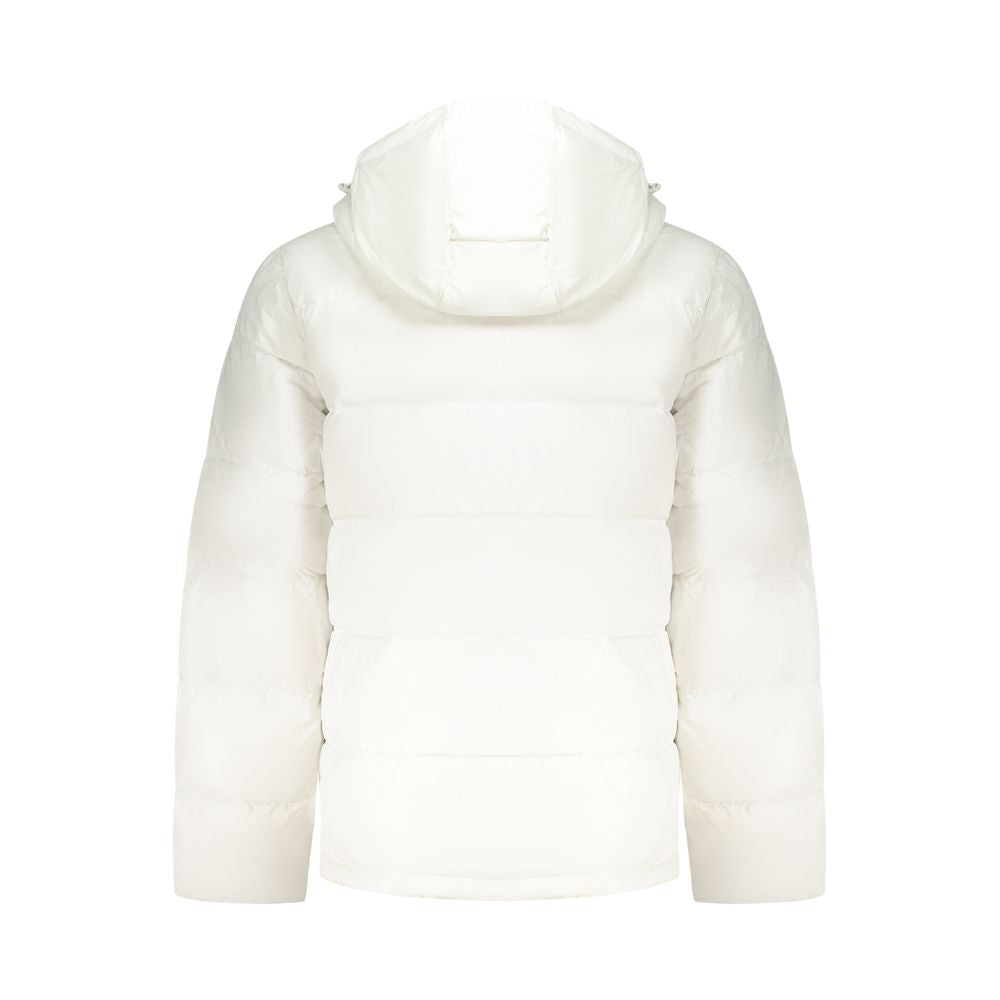 Bianco Poliammide Men's Jacket