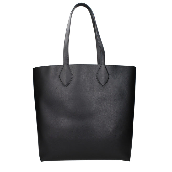 Salvatore Ferragamo svart skinnskulderveske