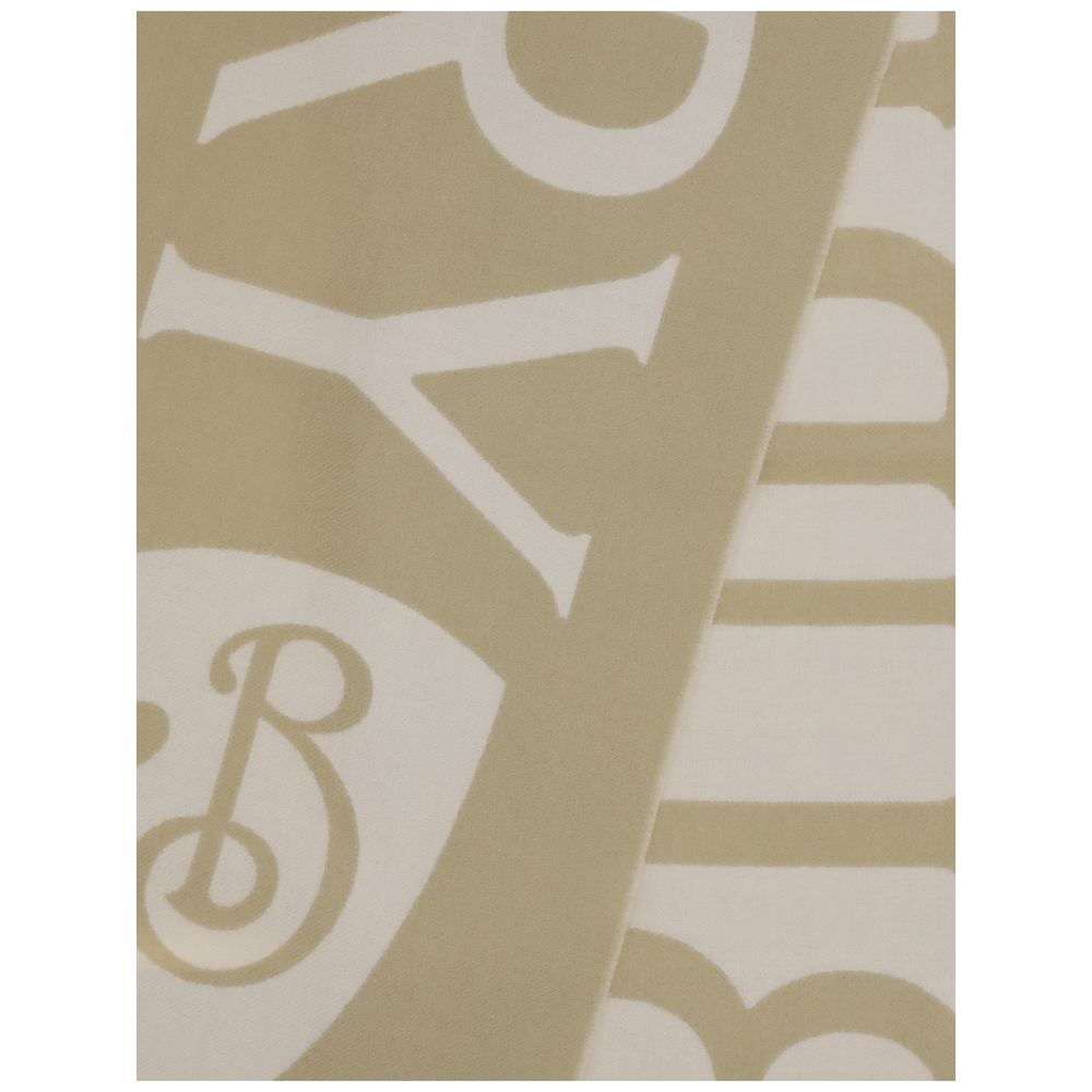 Burberry Skjerf i Beige Ull