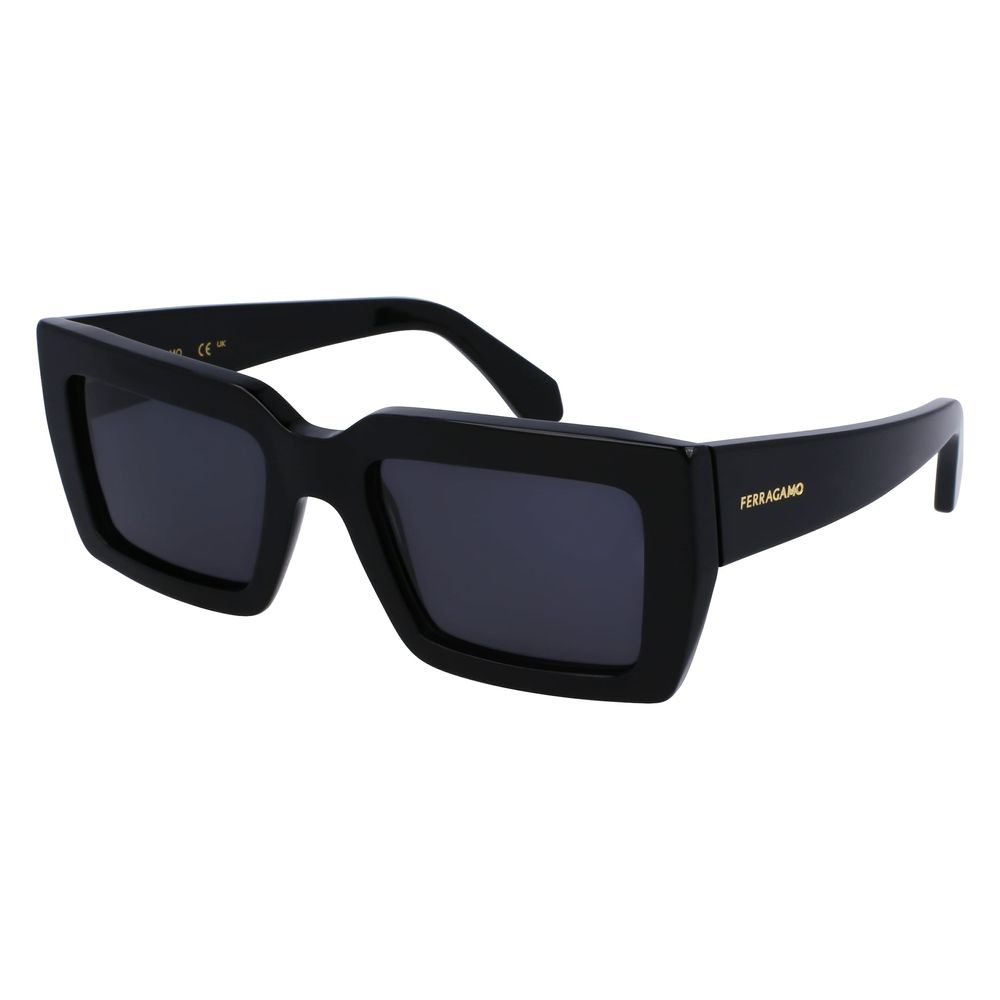 Gafas de sol Ferragamo de acetato negro
