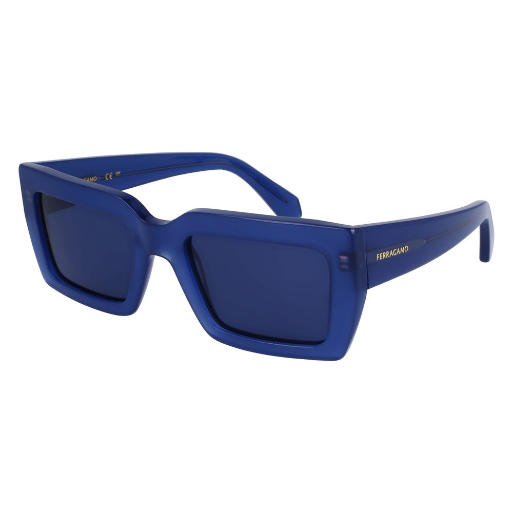 Gafas de sol Ferragamo de acetato azul