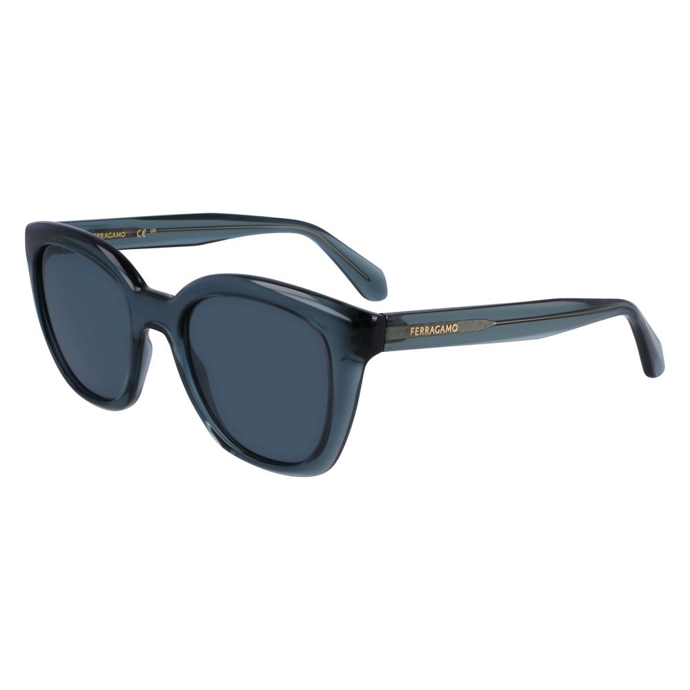 Gafas de sol Ferragamo con inyección azul