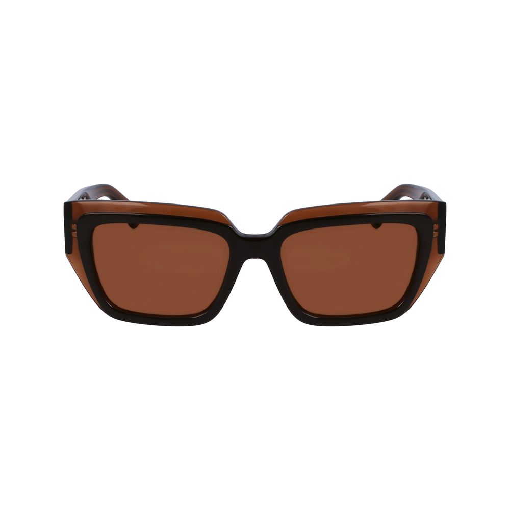 Gafas de sol Ferragamo de acetato marrón