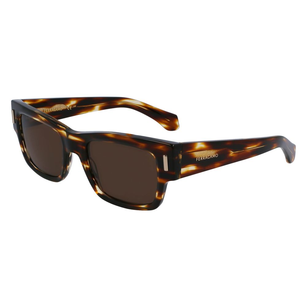 Gafas de sol Ferragamo de acetato marrón