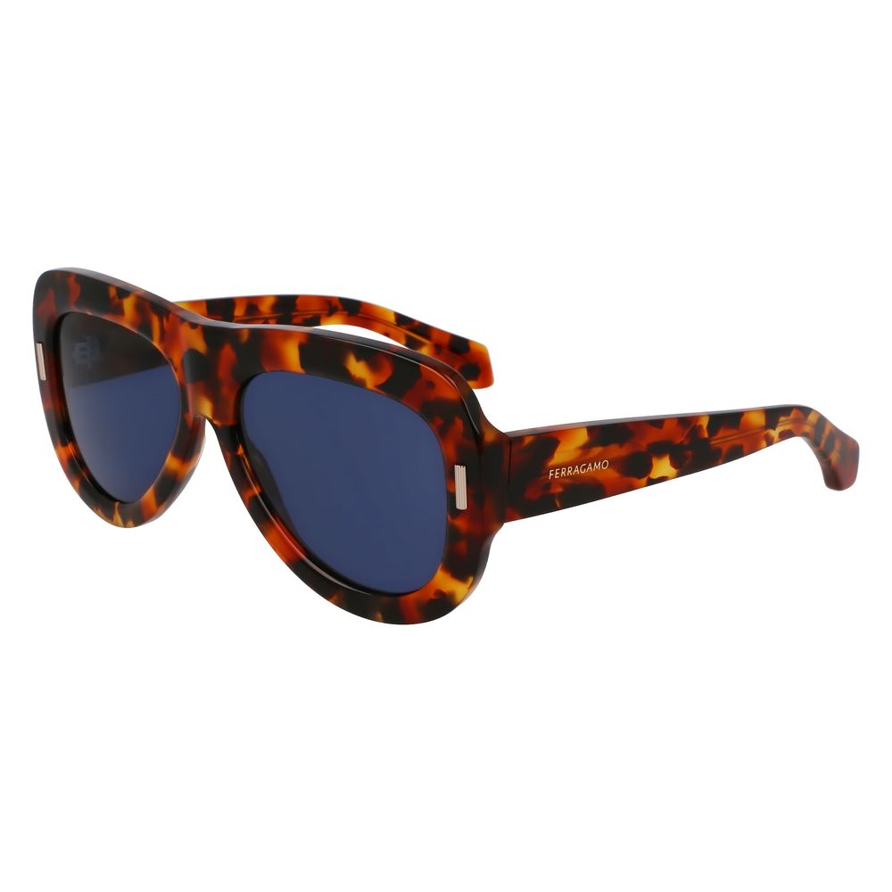 Gafas de sol Ferragamo de acetato marrón