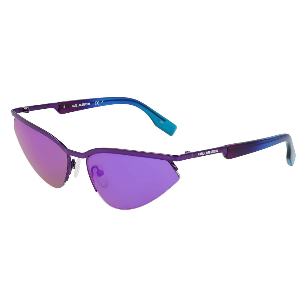 Gafas de sol metálicas moradas