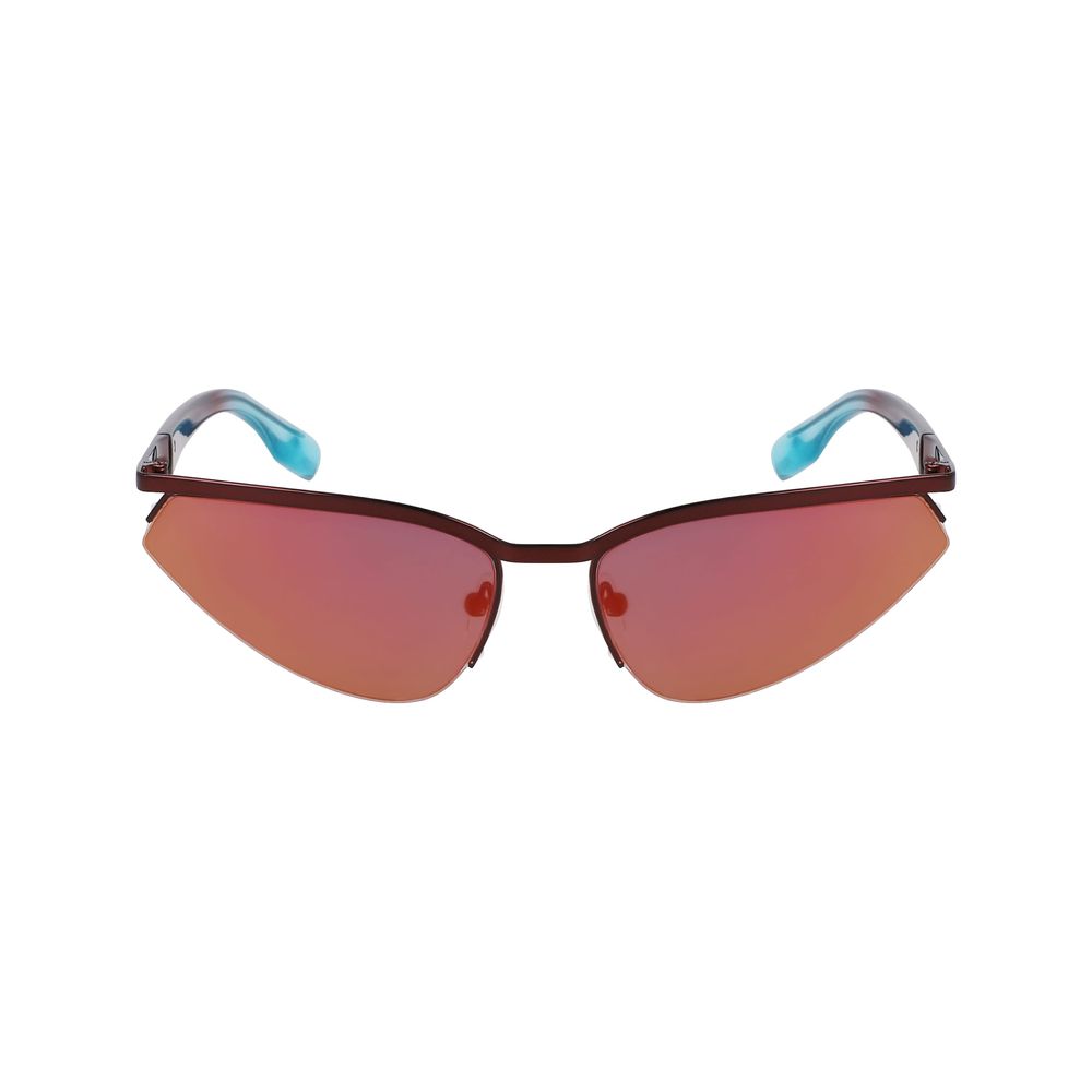 Gafas de sol de metal azul