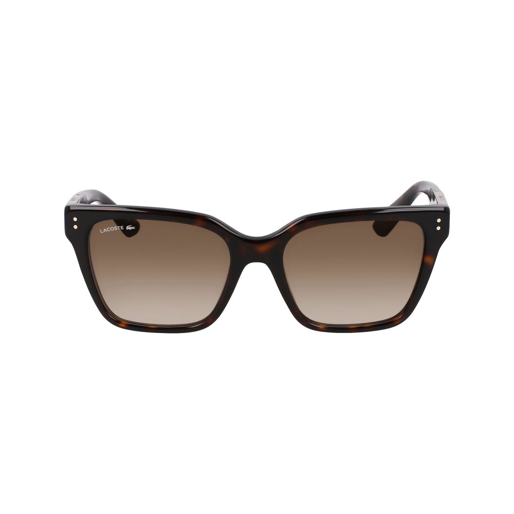 Lacoste solbriller i brunt acetat