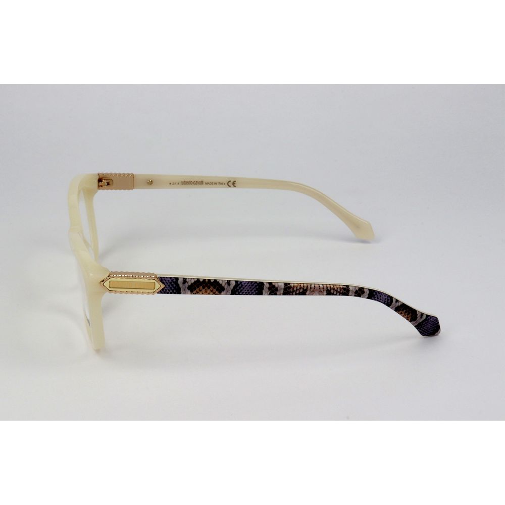 Roberto Cavalli Hvite Acetate Briller (Innfatning)