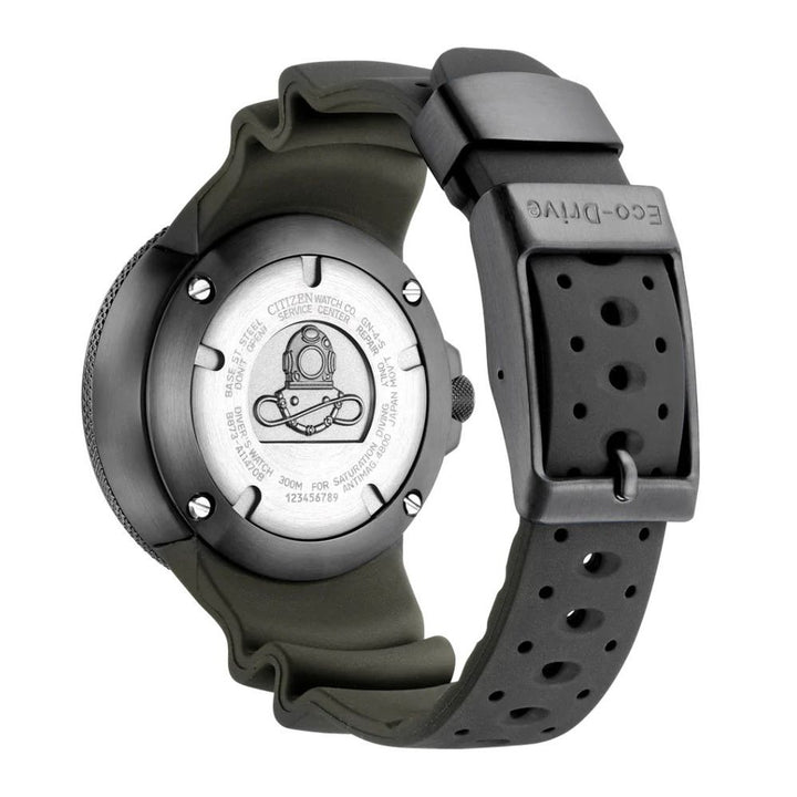 Citizen svart gummi sportsur