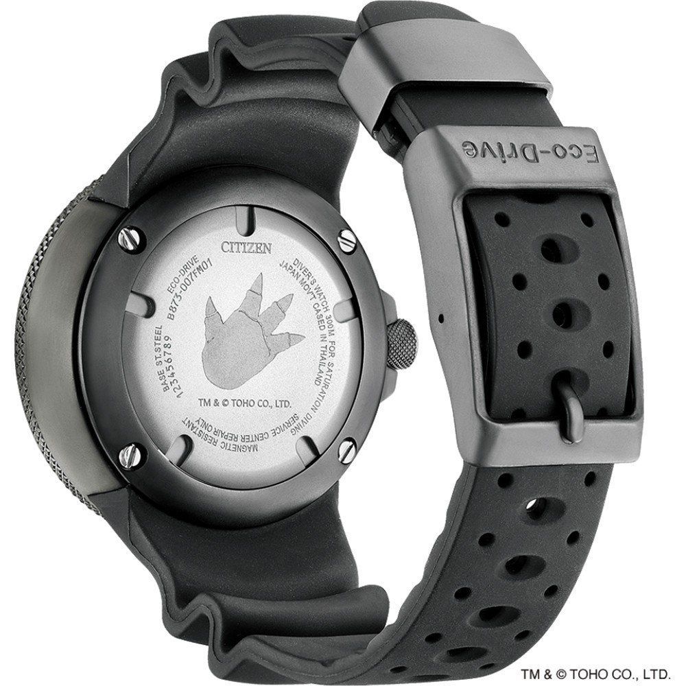 Citizen svart gummi sportsur