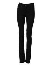Armani Jeans Black Mid Waist Cotton Stretch Skinny Denim Jeans