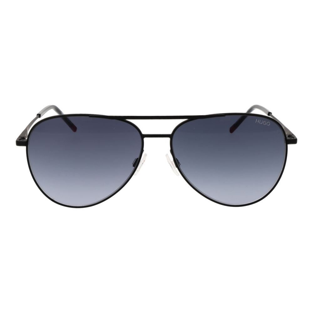 Hugo Boss svarte solbriller i metall