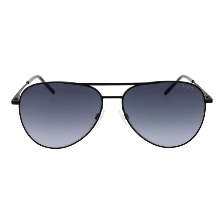 Hugo Boss svarte solbriller i metall