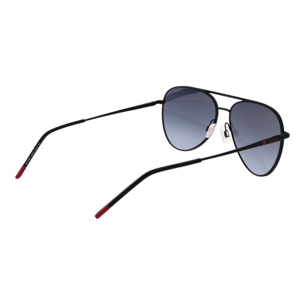 Hugo Boss svarte solbriller i metall